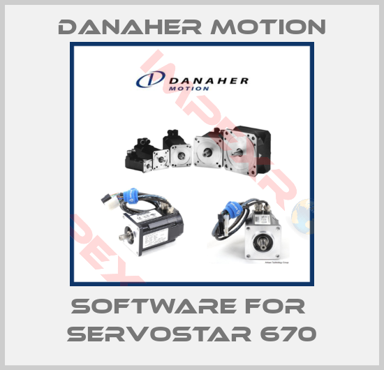 Danaher Motion-Software for  SERVOSTAR 670
