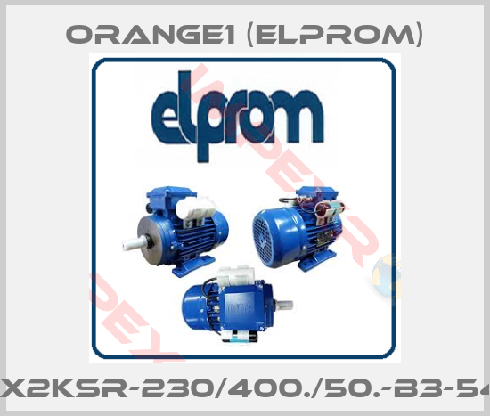 ORANGE1 (Elprom)-A100LX2KSR-230/400./50.-B3-54.-FFF-