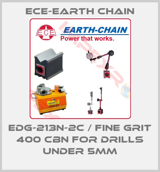 ECE-Earth Chain-EDG-213N-2C / fine grit 400 CBN for drills under 5mm