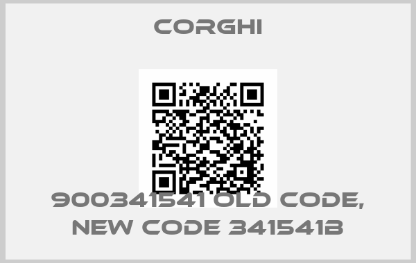 Corghi-900341541 old code, new code 341541B