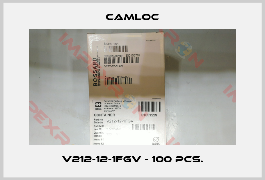 Camloc-V212-12-1FGV - 100 pcs.