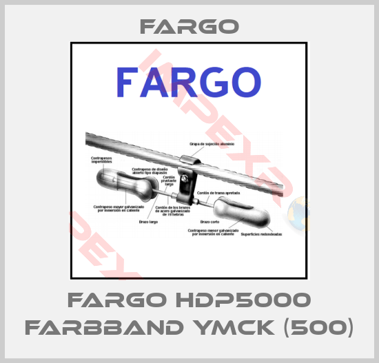 Fargo-Fargo HDP5000 Farbband YMCK (500)