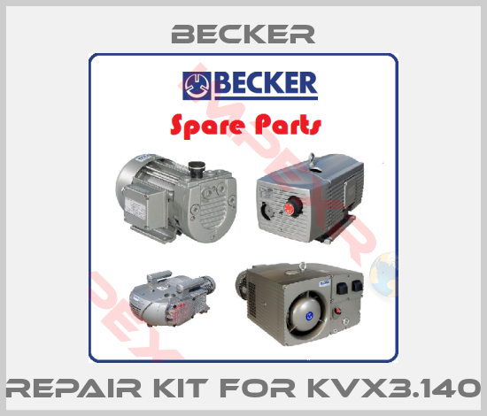 Becker-repair kit for KVX3.140