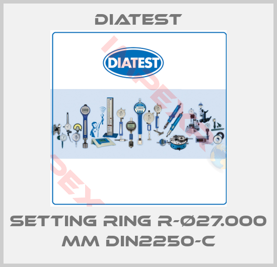 Diatest-Setting ring R-Ø27.000 MM DIN2250-C