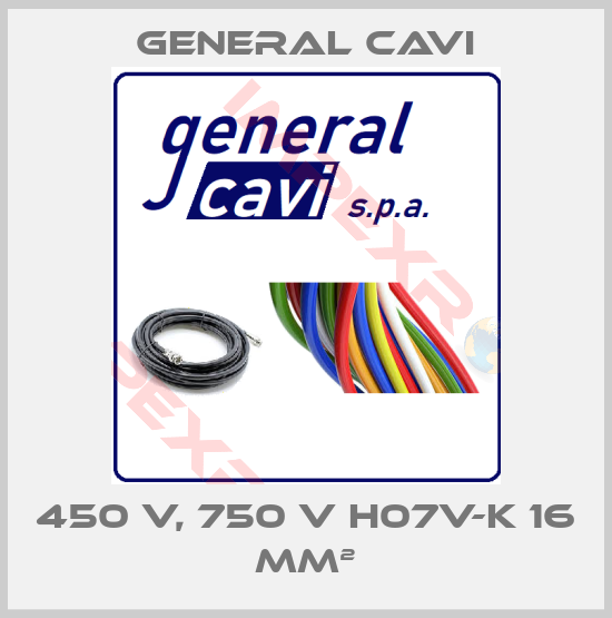 General Cavi-450 V, 750 V H07V-K 16 mm²