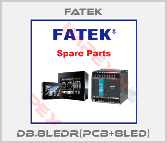 Fatek-DB.8LEDR(PCB+8LED)