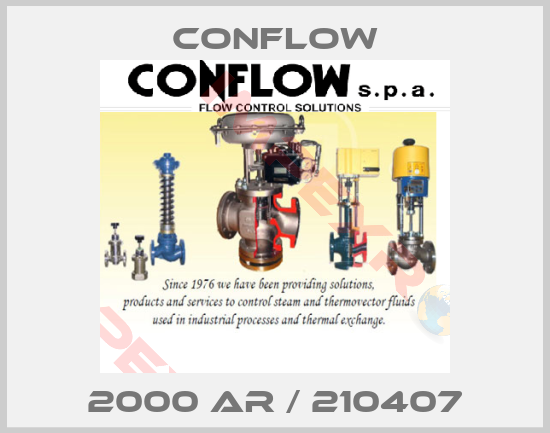 CONFLOW-2000 AR / 210407