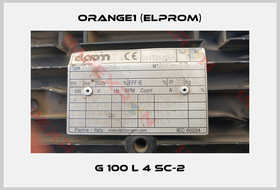 ORANGE1 (Elprom)-G 100 L 4 SC-2