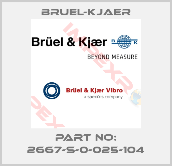 Bruel-Kjaer-part no: 2667-S-0-025-104
