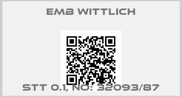 EMB Wittlich-STT 0.1, NO: 32093/87
