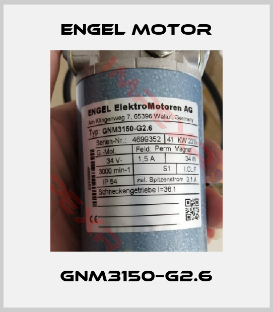 Engel Motor-GNM3150−G2.6