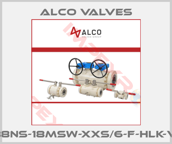 Alco Valves-13D1AB88NS-18MSW-XXS/6-F-HLK-V91A-WE