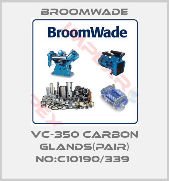 Broomwade-VC-350 CARBON GLANDS(PAIR) NO:C10190/339 
