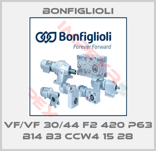 Bonfiglioli-VF/VF 30/44 F2 420 P63 B14 B3 CCW4 15 28
