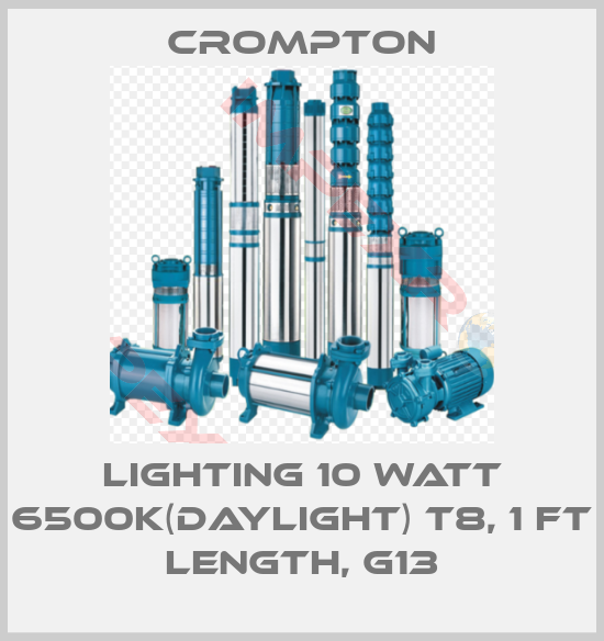Crompton-Lighting 10 Watt 6500K(Daylight) T8, 1 ft Length, G13