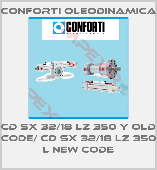 Conforti Oleodinamica-CD SX 32/18 LZ 350 Y old code/ CD SX 32/18 LZ 350 L new code