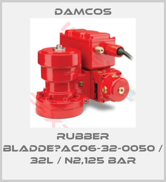 Damcos-rubber bladde　AC06-32-0050 / 32L / N2,125 BAR