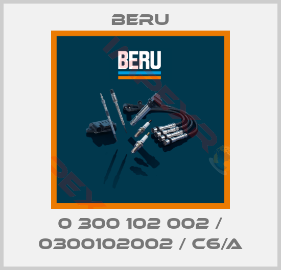 Beru-0 300 102 002 / 0300102002 / C6/A