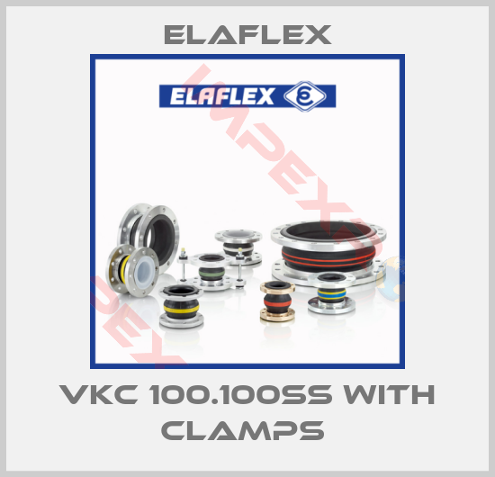 Elaflex-VKC 100.100SS WITH CLAMPS 