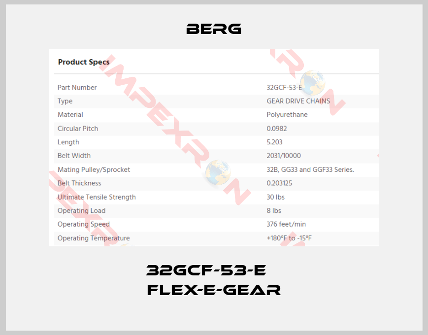 Berg-32GCF-53-E    Flex-E-Gear