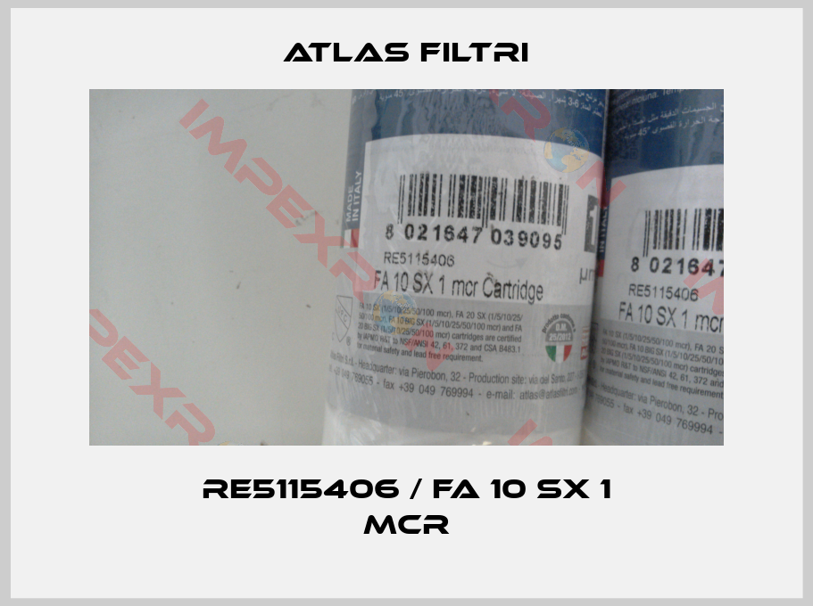Atlas Filtri-RE5115406 / FA 10 SX 1 mcr
