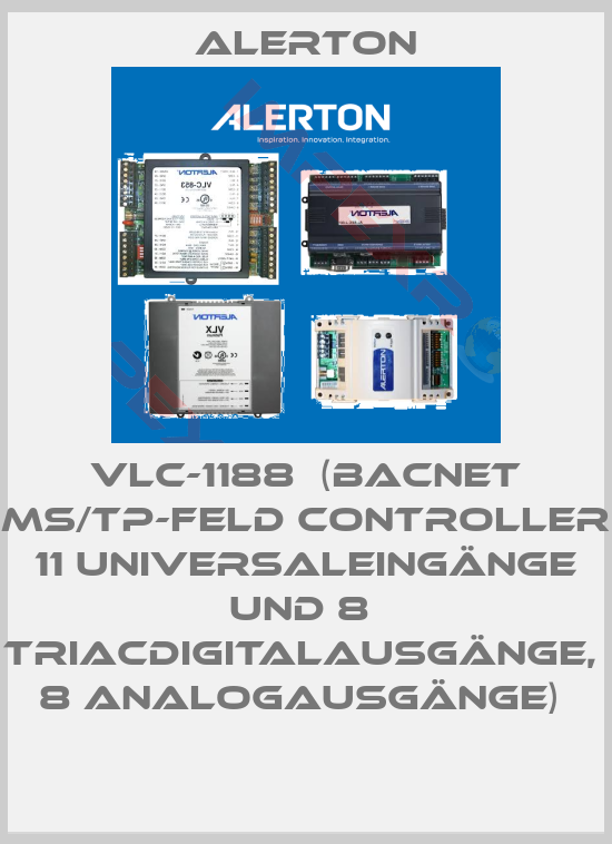 Alerton-VLC-1188  (BACnet MS/TP-Feld Controller  11 Universaleingänge und 8  TRIACDigitalausgänge,  8 Analogausgänge) 