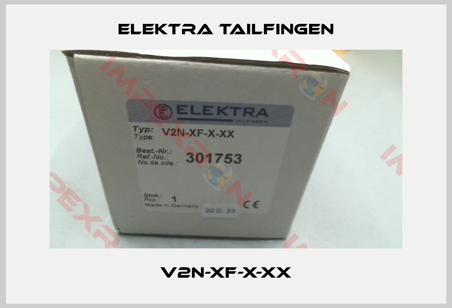 Elektra Tailfingen-V2N-XF-X-XX