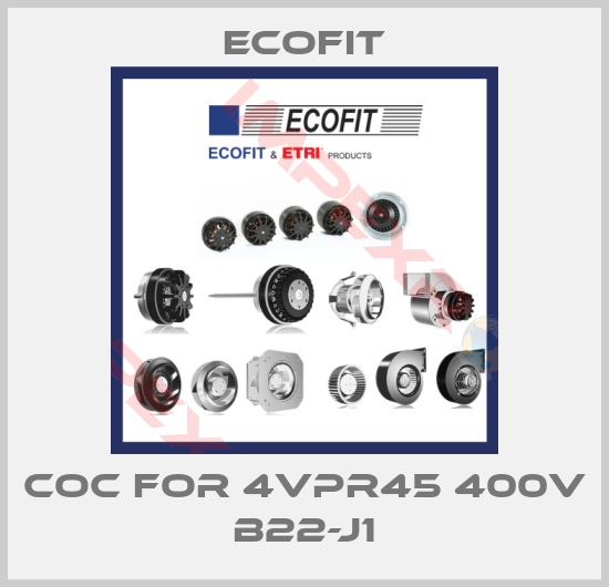 Ecofit-COC for 4VPR45 400V B22-J1