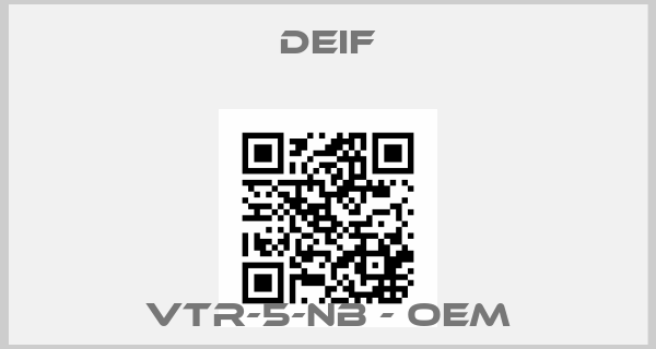 Deif-VTR-5-NB - OEM