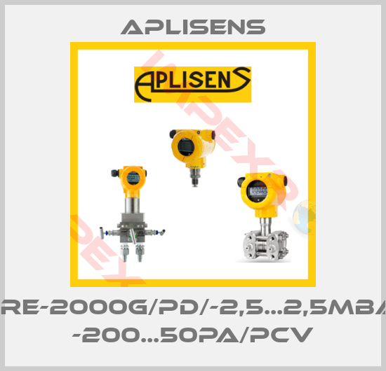Aplisens-APRE-2000G/PD/-2,5...2,5mbar/ -200...50Pa/PCV