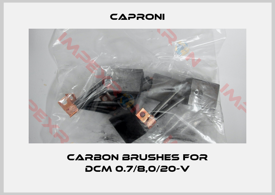 Caproni-carbon brushes for DCM 0.7/8,0/20-V