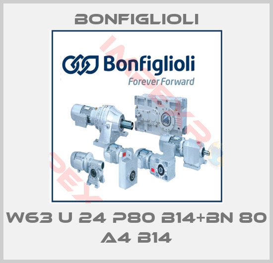 Bonfiglioli-W63 U 24 P80 B14+BN 80 A4 B14