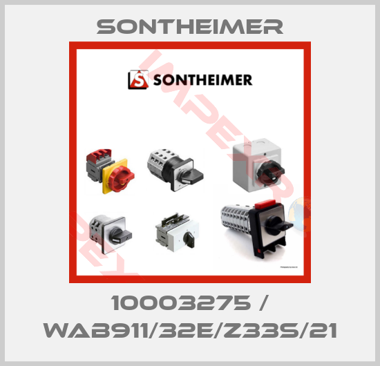 Sontheimer-10003275 / WAB911/32E/Z33S/21