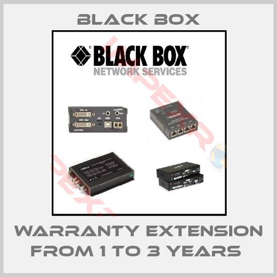 Black Box-WARRANTY EXTENSION FROM 1 TO 3 YEARS 