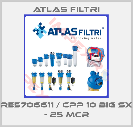 Atlas Filtri-RE5706611 / CPP 10 BIG SX - 25 mcr