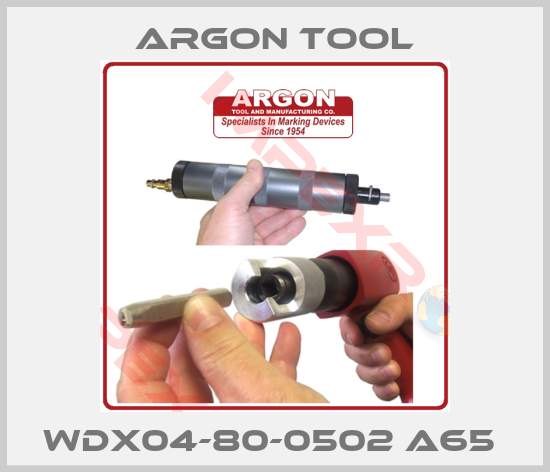 Argon Tool-WDX04-80-0502 A65 