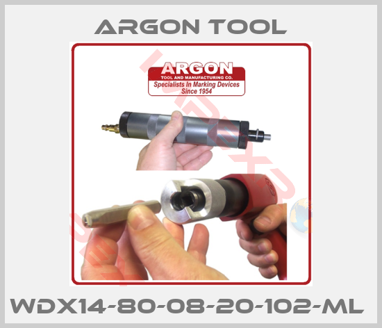 Argon Tool-WDX14-80-08-20-102-ML 