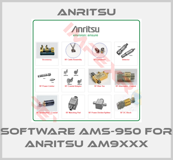 Anritsu-Software AMS-950 for ANRITSU AM9xxx