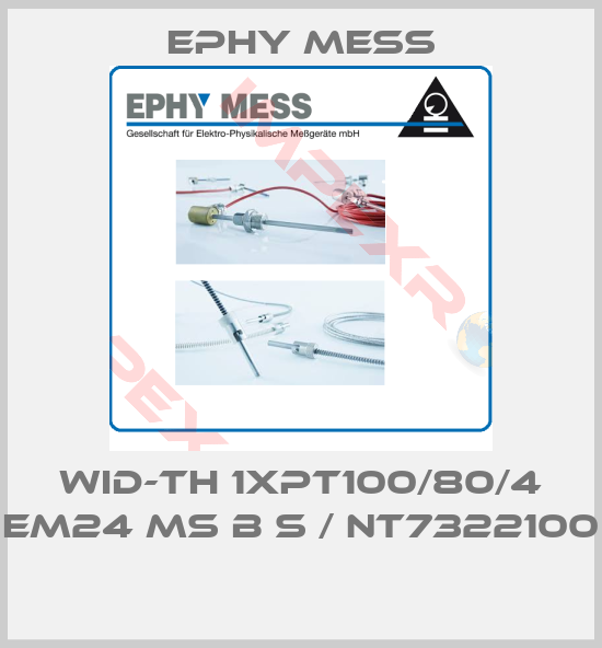 Ephy Mess-WID-TH 1xPT100/80/4 EM24 MS B S / NT7322100 