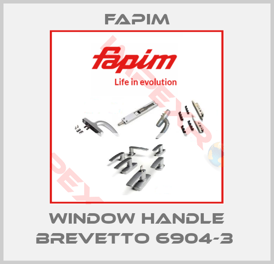 Fapim-WINDOW HANDLE BREVETTO 6904-3 