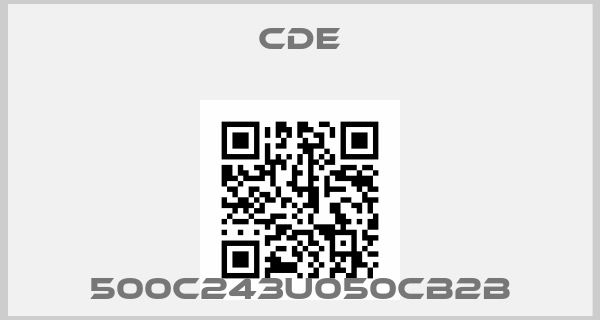 CDE-500C243U050CB2B