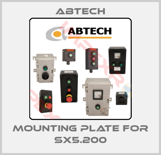 Abtech-mounting plate for SX5.200