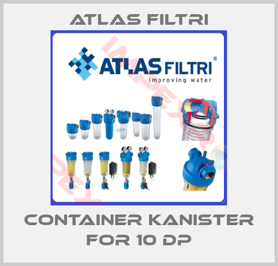 Atlas Filtri-Container Kanister for 10 DP