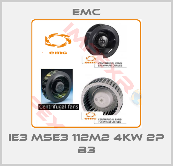 Emc-IE3 MSE3 112M2 4KW 2P B3