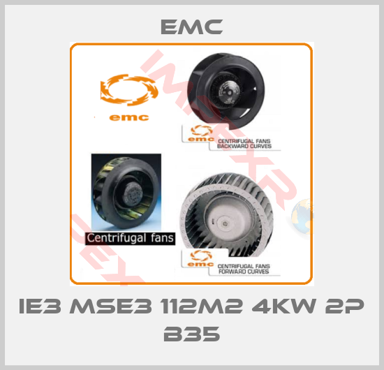 Emc-IE3 MSE3 112M2 4KW 2P B35