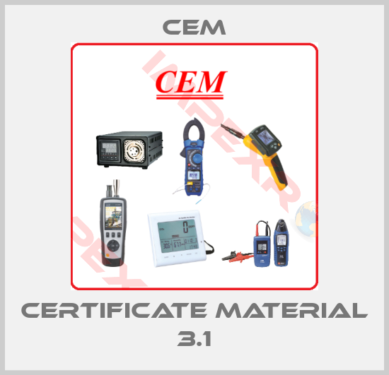Cem-Certificate Material 3.1