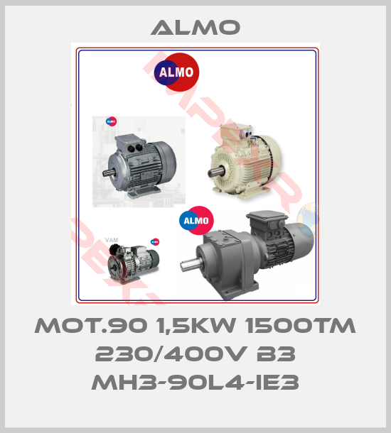 Almo-MOT.90 1,5KW 1500TM 230/400V B3 MH3-90L4-IE3