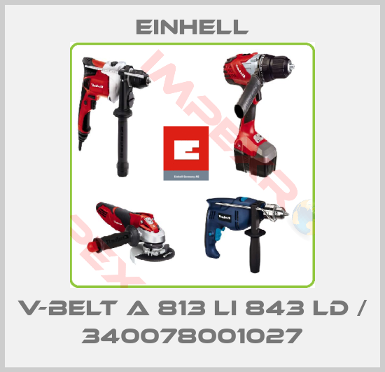 Einhell-V-belt A 813 Li 843 Ld / 340078001027