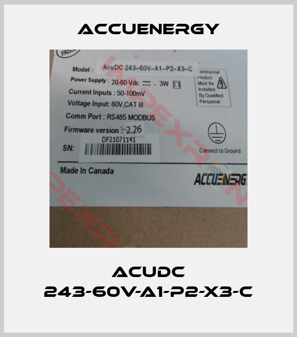 Accuenergy-ACUDC 243-60V-A1-P2-X3-C