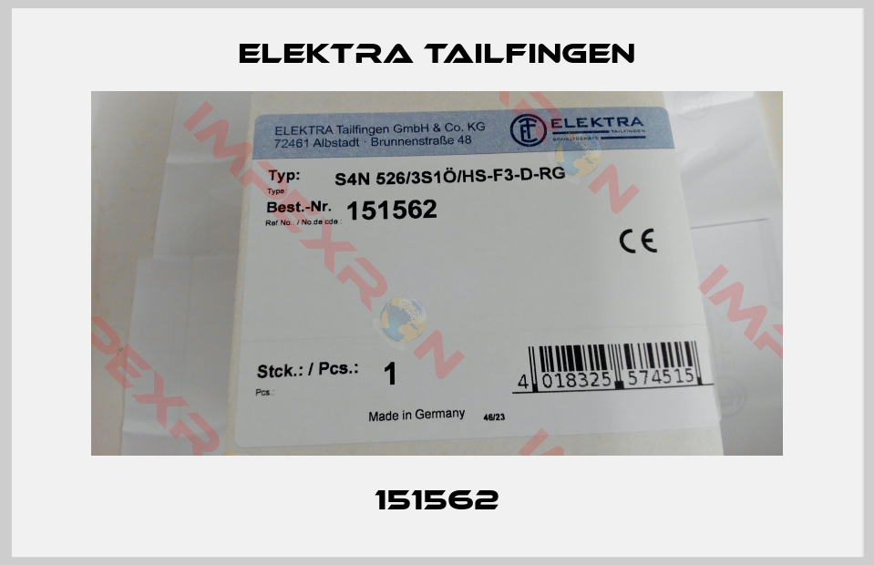 Elektra Tailfingen-151562